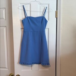 French Connection Sky Blue Mini Dress